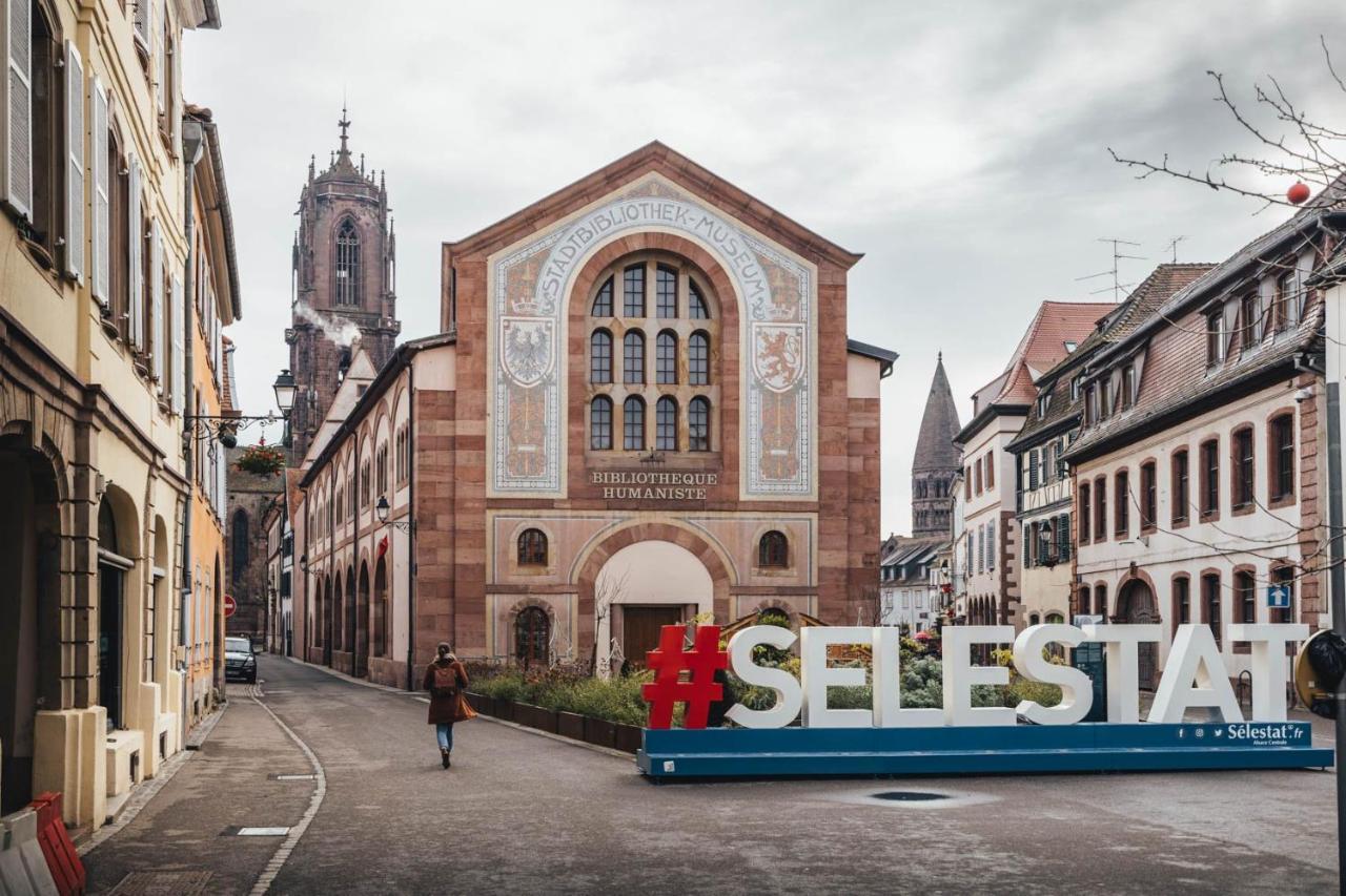Confortable Appartement Au Centre De Selestat Luaran gambar